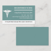 Caduceus Nurse Doctor Visitenkarte (Vorne/Hinten)