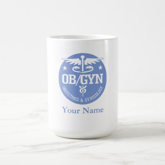 Caduceus OBGYN Geschenkideen Kaffeetasse (Mittel)