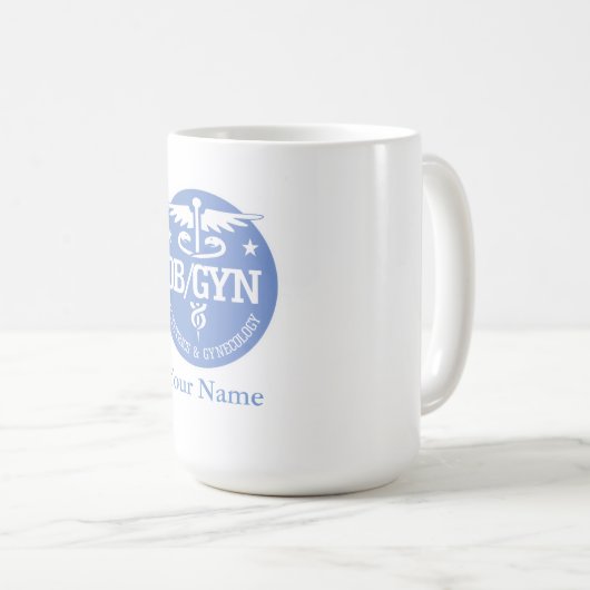 Caduceus OBGYN Geschenkideen Kaffeetasse (VorderseiteRechts)
