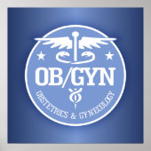 Caduceus OBGYN Geschenkideen Poster (Vorne)