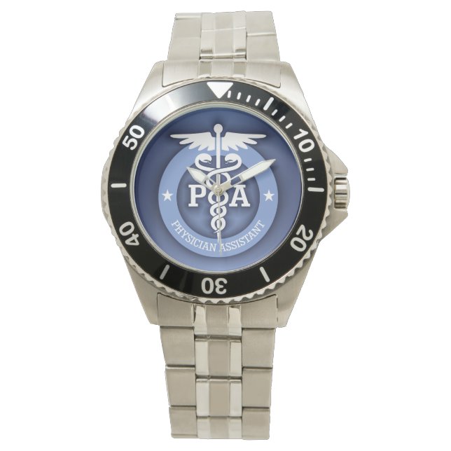 Caduceus PA 2 (blau) Armbanduhr (Vorderseite)