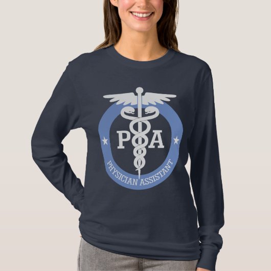 Caduceus PA 2 (blau) T-Shirt (Vorderseite)