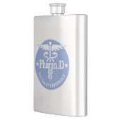 Caduceus PharmD 2 Flachmann (Links)