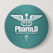 Caduceus PharmD 3 Button (Vorderseite)