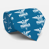 Caduceus PharmD 3 Krawatte (Gerollt)