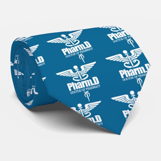 Caduceus PharmD 3 Krawatte (Gerollt)