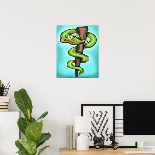 Caduceus Poster (Heimbüro)