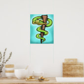 Caduceus Poster (Küche)