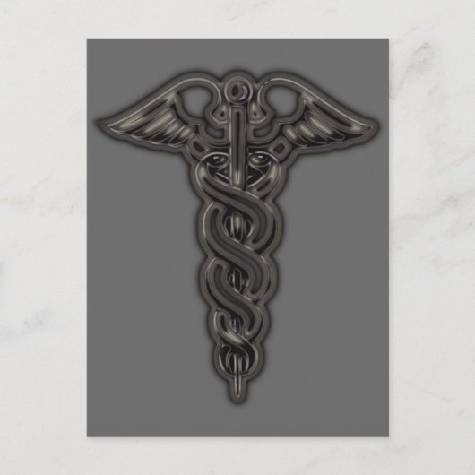 Caduceus Postkarte (Vorderseite)