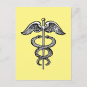 Caduceus Postkarte (Vorderseite)