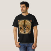 Caduceus RN Krankenschwester T-Shirt (Vorne ganz)