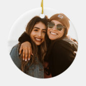 Caduceus RN Medizin Unit Black and Gold Foto Keramik Ornament (Hinten)