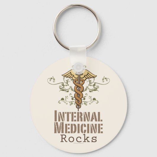 Caduceus Schlüsselkette Schlüsselanhänger (Vorderseite)