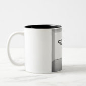 Caduceus Serenity: Ausgewogenheit und Harmonie Zweifarbige Tasse (Links)