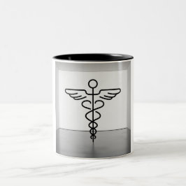 Caduceus Serenity: Ausgewogenheit und Harmonie Zweifarbige Tasse