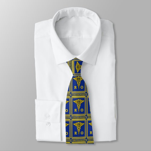 Caduceus Shield Necktie, Onkologe Krawatte (Gebunden)