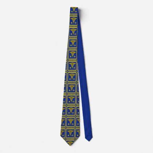 Caduceus Shield Necktie, Onkologe Krawatte (Vorderseite)
