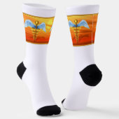 Caduceus Socken (Gewinkelt)