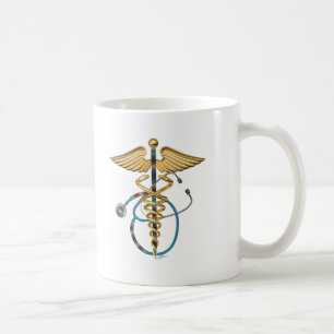 Caduceus & Stethoscope Kaffeetasse