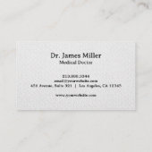 Caduceus Symbol Medical Beruflich Visitenkarte (Rückseite)