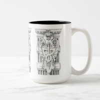 CADUCEUS Tall Black Two-Tone-Tasse