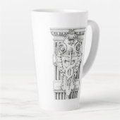 CADUCEUS Tall Tapered Latte Tasse (Rechte Ecke)