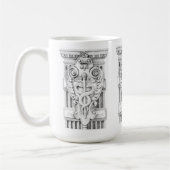 CADUCEUS Tall White Tasse (Links)