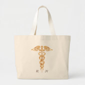 Caduceus-Tasche Jumbo Stoffbeutel (Vorne)