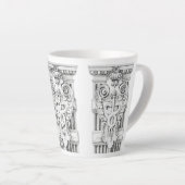 CADUCEUS verjüngter Latte-Mug Milchtasse (Rechte Ecke)