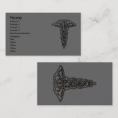 Caduceus Visitenkarte (Vorne/Hinten)