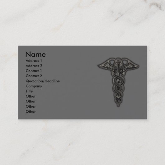Caduceus Visitenkarte (Vorderseite)