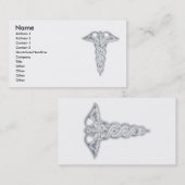 Caduceus Visitenkarte (Vorne/Hinten)
