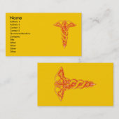 Caduceus Visitenkarte (Vorne/Hinten)