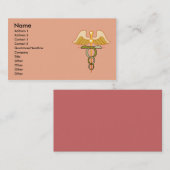 Caduceus-Visitenkarte Visitenkarte (Vorne/Hinten)