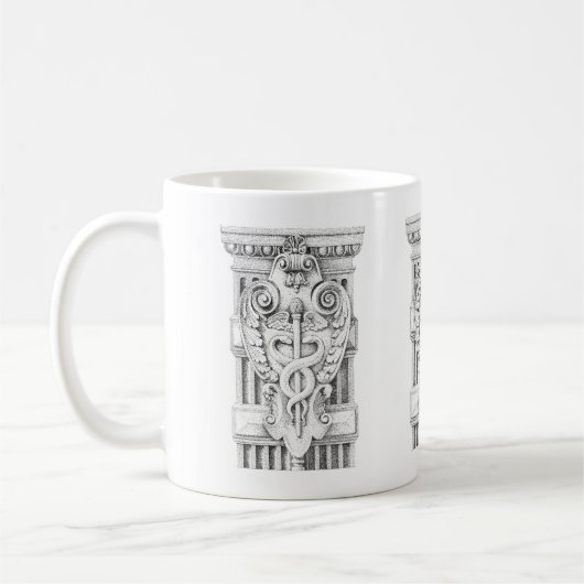CADUCEUS White Tasse (Links)