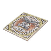 Caduceus wings rn nurse fliese (Seite)