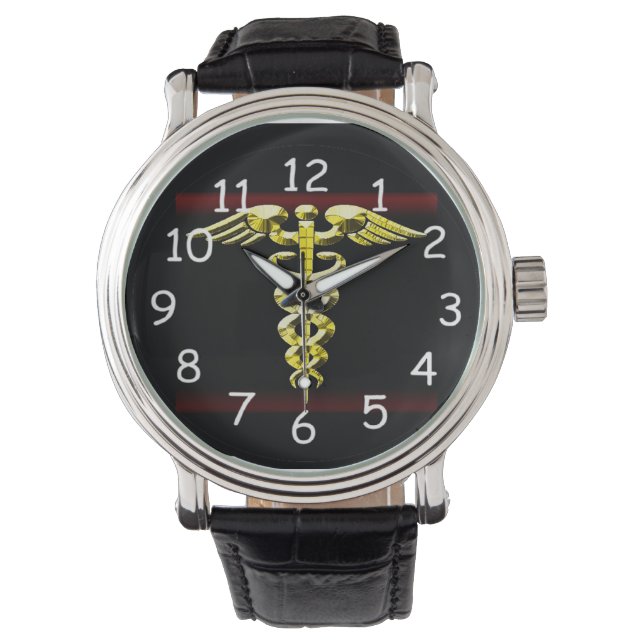 Caduceus Wrist Watch Armbanduhr (Vorderseite)