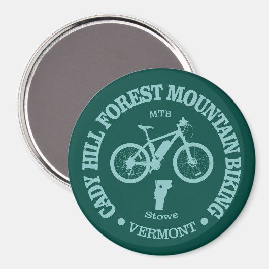 Cady Hill Forest (MTB) Magnet (Vorderseite/Rückseite)