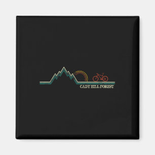 Cady Hill Mountainbiken Vermont Stowe Magnet