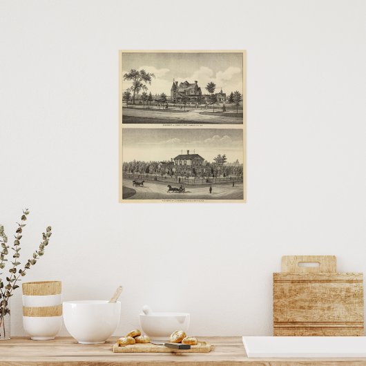 Cady und Kilpatrick, Nebraska Poster (Küche)