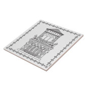 Ca'd'Zan Tower Sarasota Keramik Tile Fliese (Seite)