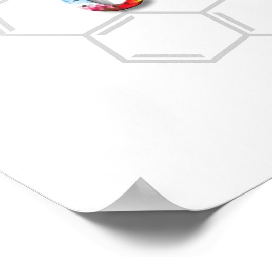 Caedes.net Logo Poster (Ecke)