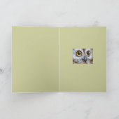 Caeli die Eule-Karte Karte (Innenseite)