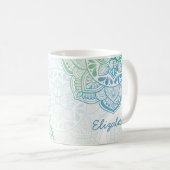 Caelum Mandala 11 oz. Personalisierter Becher Kaffeetasse (VorderseiteRechts)