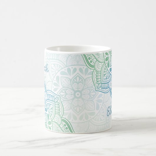 Caelum Mandala 11 oz. Personalized Mug Kaffeetasse (Mittel)