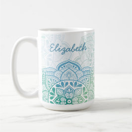 Caelum Mandala 15 oz. Personalisierter Becher Kaffeetasse