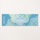Caelum Mandala Personalized Yoga Mat Yogamatte (Vorderseite (Horizontal))