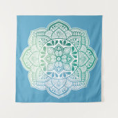 Caelum Mandala-Teppich Wandteppich (Vorderseite (Horizontal))