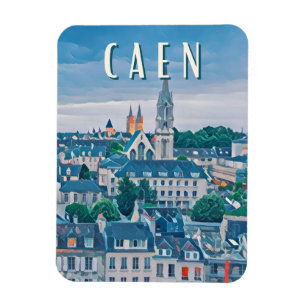 Caen Foto Vintage Magnet