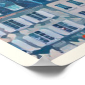 Caen Foto Vintage Poster (Ecke)